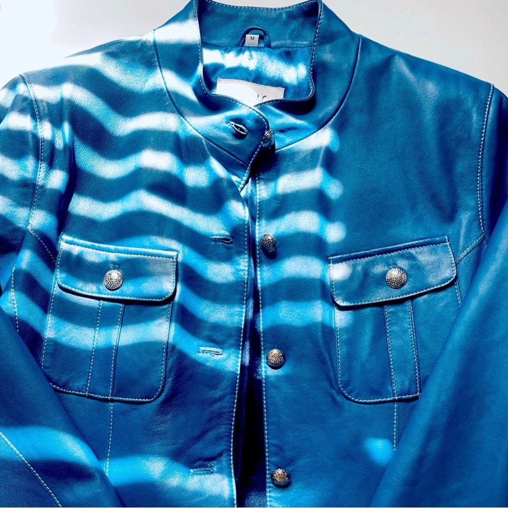 Pamela McCoy Designer Leather Jacket